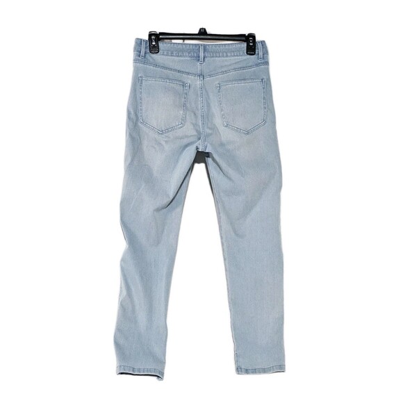 Halara Jeans Womens Flex Mid Rise Casual Skinny Jeans Blue Size Medium - Picture 3 of 8